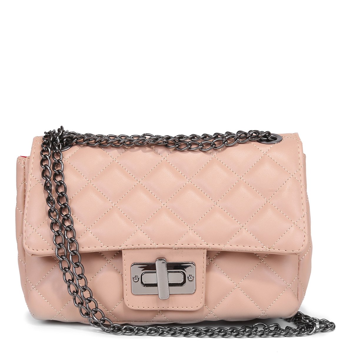 Kit Bolsa Pien Minibag Matêlasse Pequena + Carteira Feminina - Nude Menor preço em Kit Bolsa Pien Minibag Matêlasse Pequena + Carteira Feminina - Nude