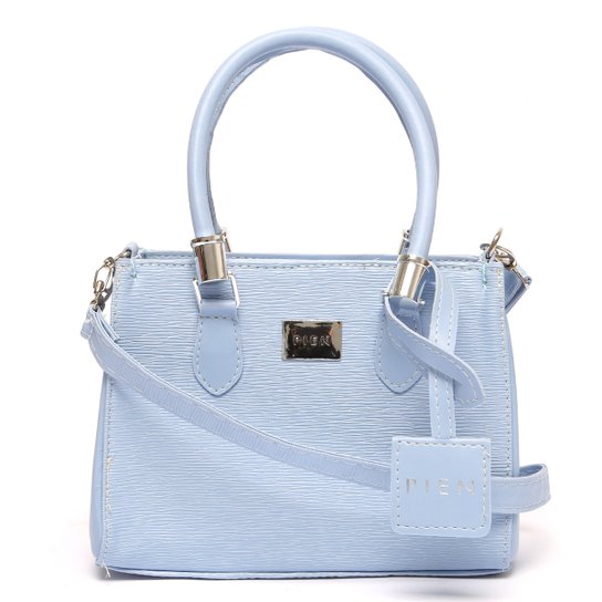Kit Bolsa Pien Tote Pequena + Carteira Feminina - Azul Claro