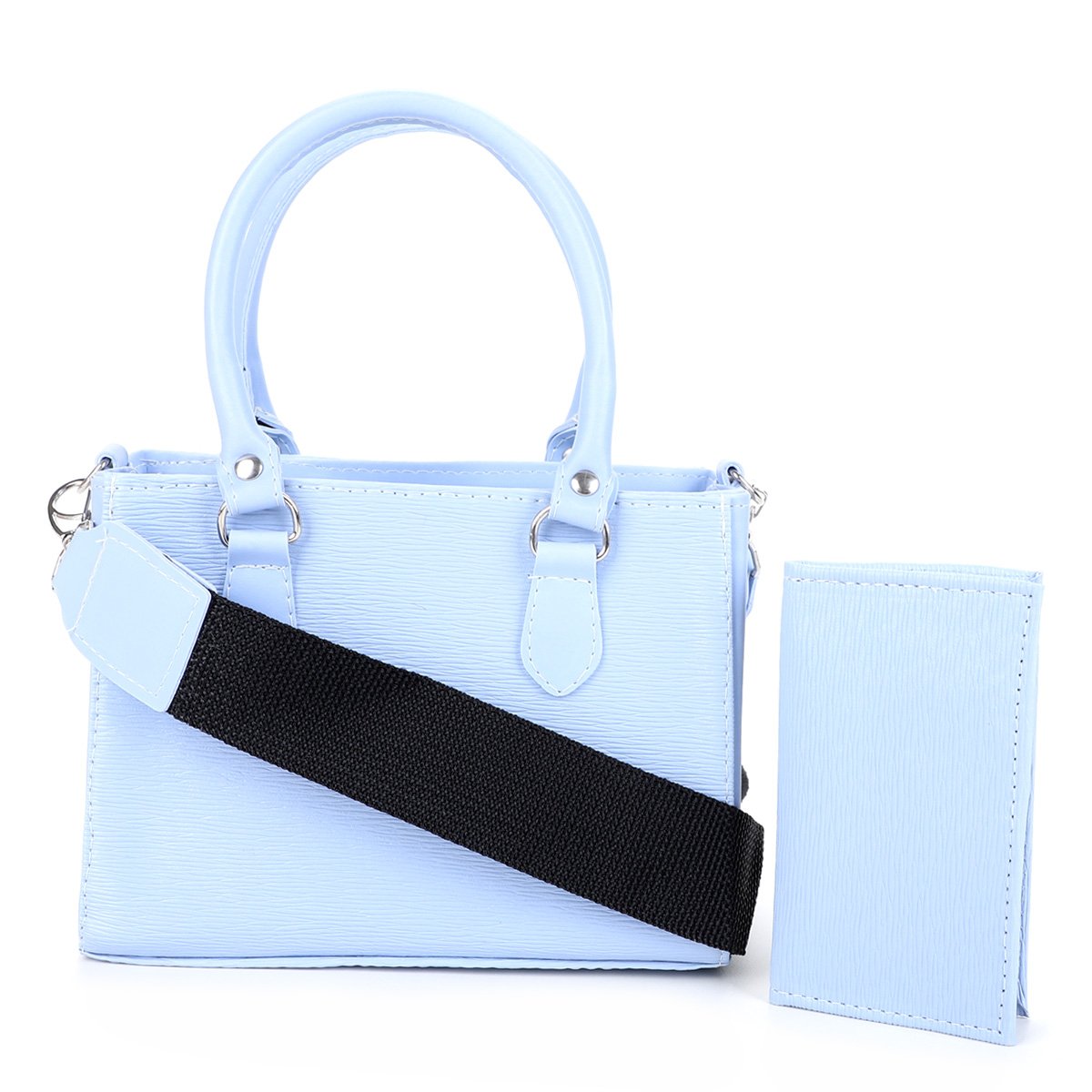 light blue mcm bolsa