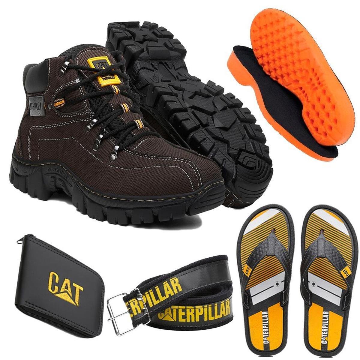 Kit Bota Coturno Adventure Masculino Top John Cat JDK302 Menor preço em Kit Bota Coturno Adventure Masculino Top John Cat JDK302