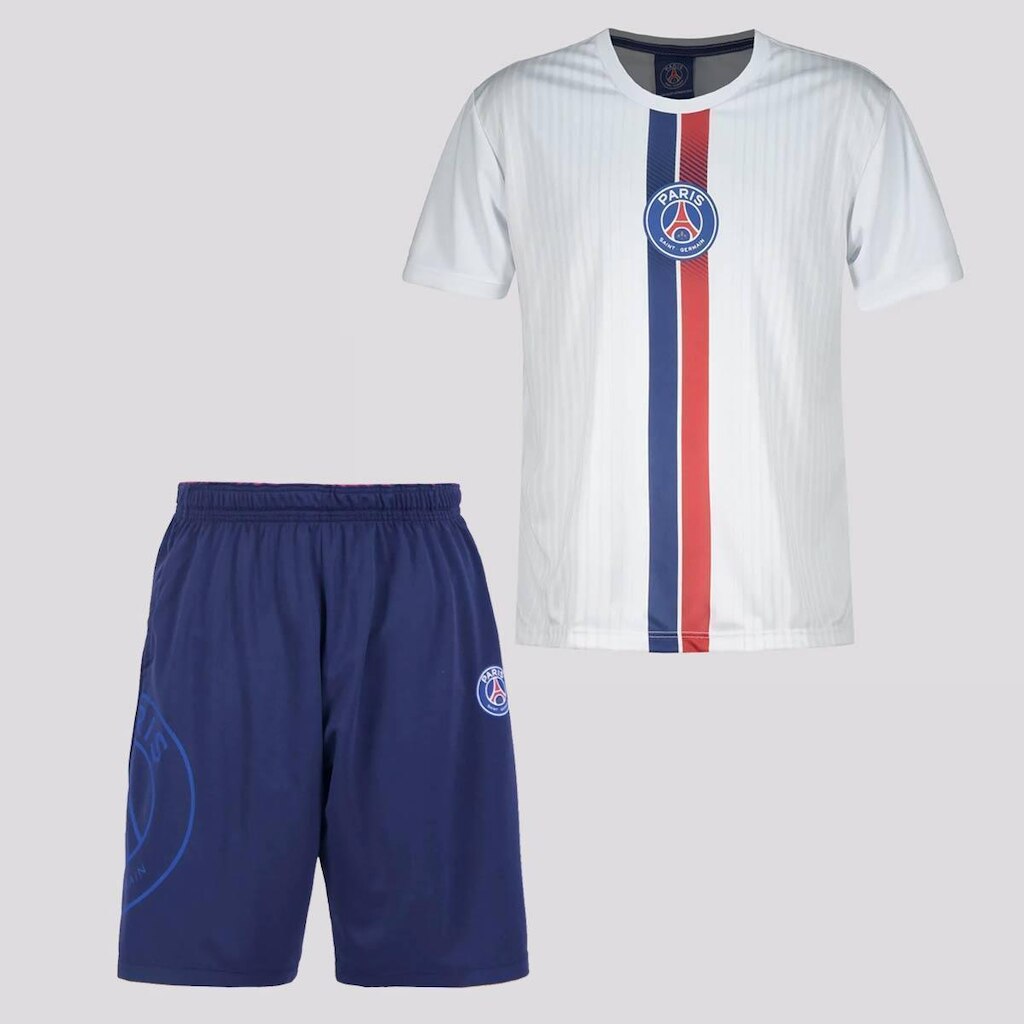 Kit Braziline de Camisa e Calção PSG Infantil
