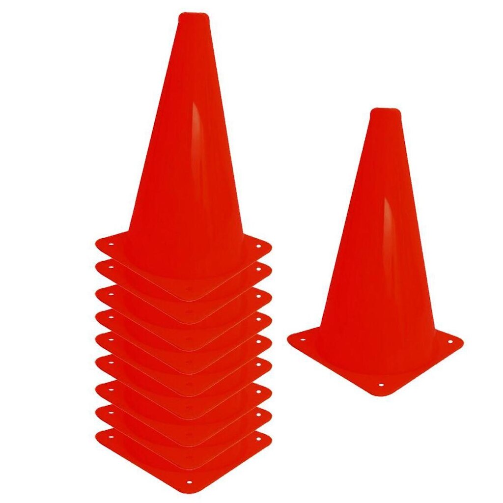 Kit c/ 10 Cones de Treinamento 23 Cm