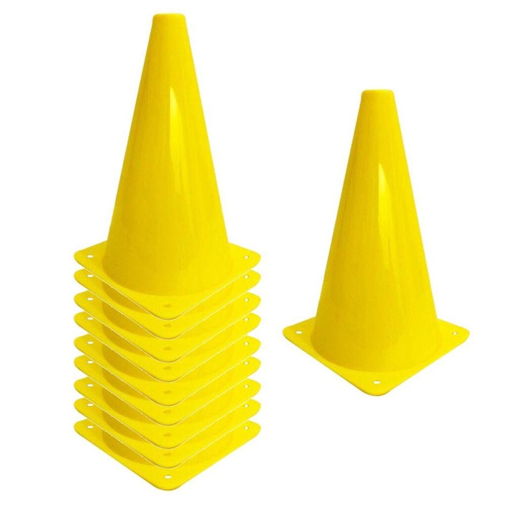 Kit c/ 10 Cones de Treinamento 23 Cm