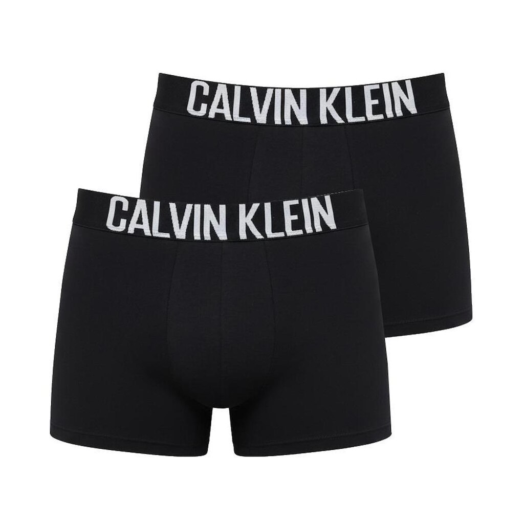 Kit c/2 Boxer Calvin Klein Cotton Intense Power Preta EM0048
