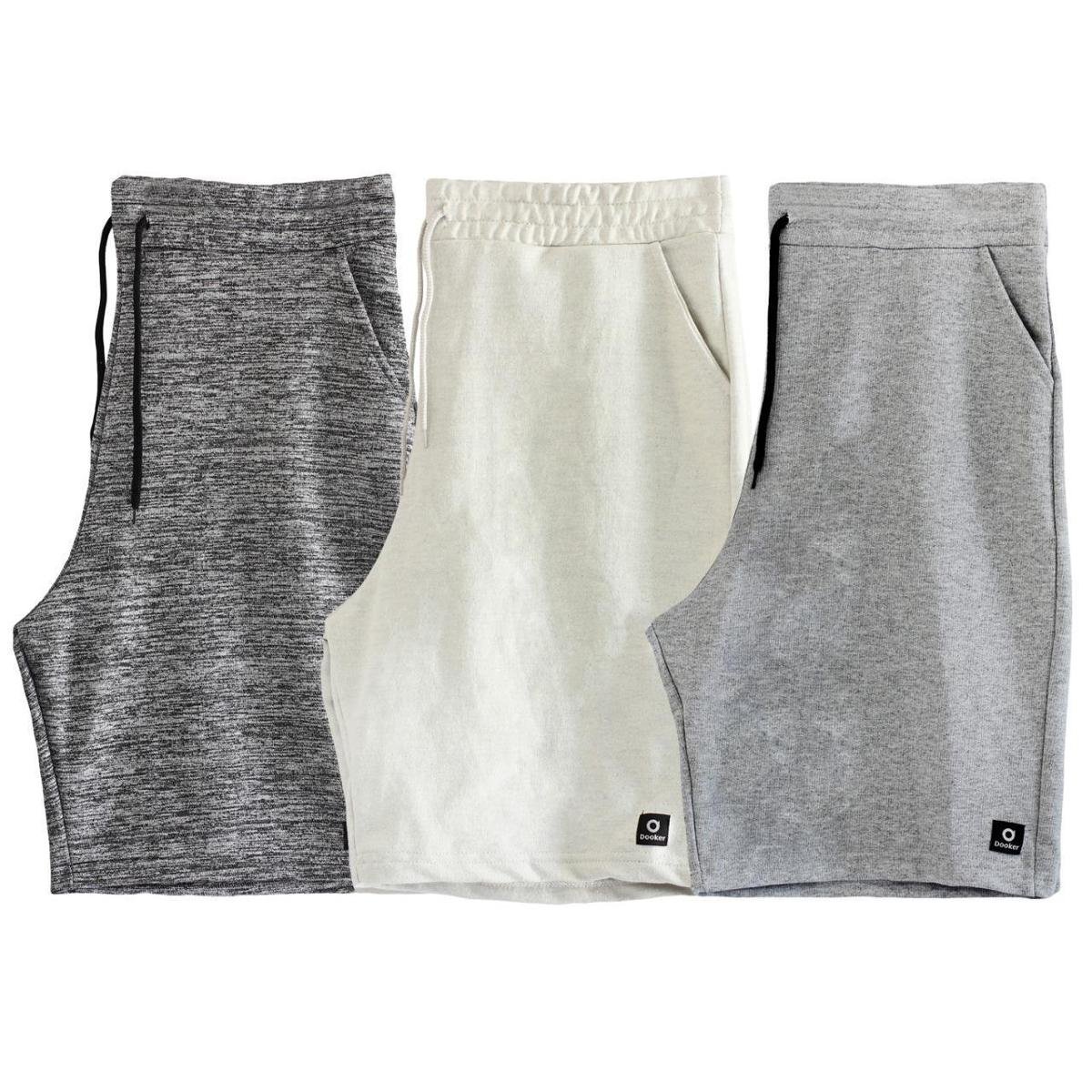 bermudas de moletom dooker