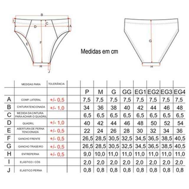 Kit C/3 Cuecas Slip Algodão Elite Tamanhos Especiais - 18006