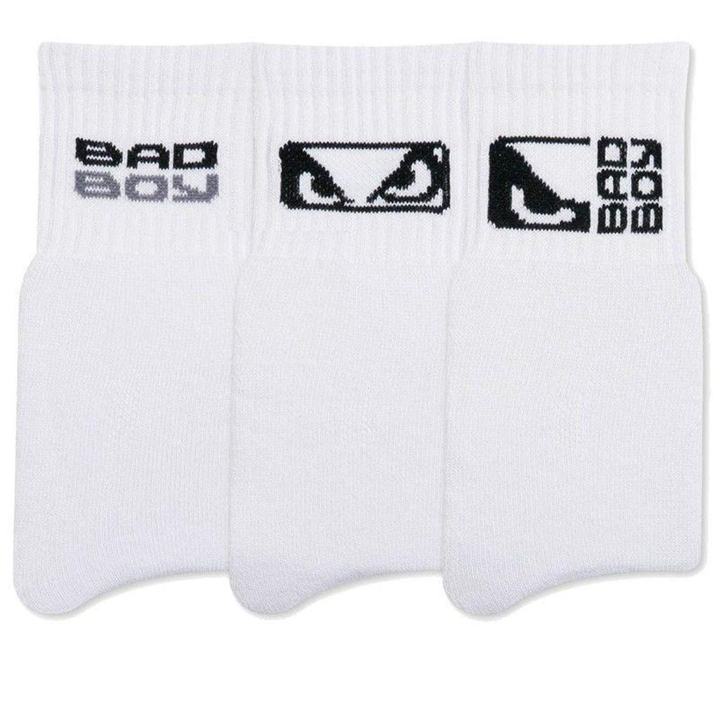 Kit c/3 Pares de Meia Bad Boy Cano Médio (15 cm) - 7650