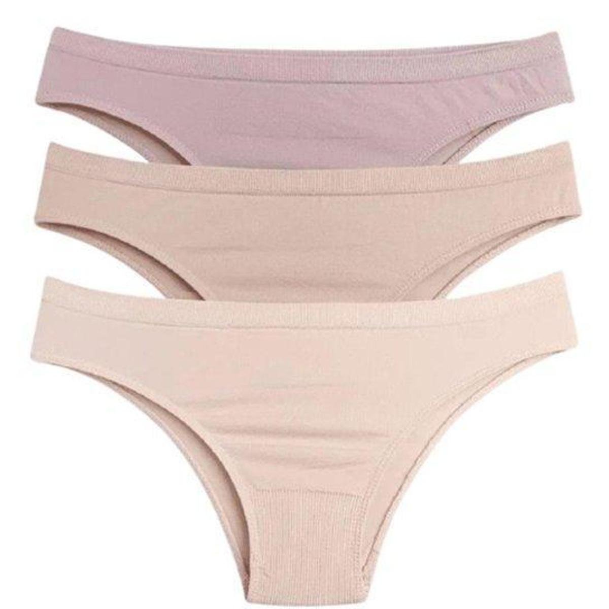 Kit C/9 Calcinha Biquini Trifil Ref.4404 - Macadamia Menor preço em Kit C/9 Calcinha Biquini Trifil Ref.4404 - Macadamia