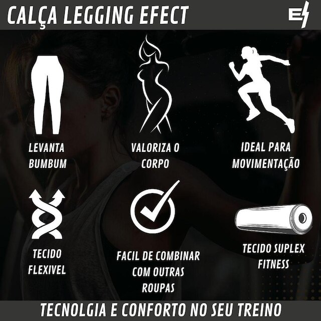 Kit Calça Legging Cós Alto Blusa Feminina Academia Degrade Moda Fitness Caminhada Pilates Treino