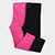 Kit Calça Legging Infantil Kely & Kety Básica Menina - 2 Peças - Preto+Pink