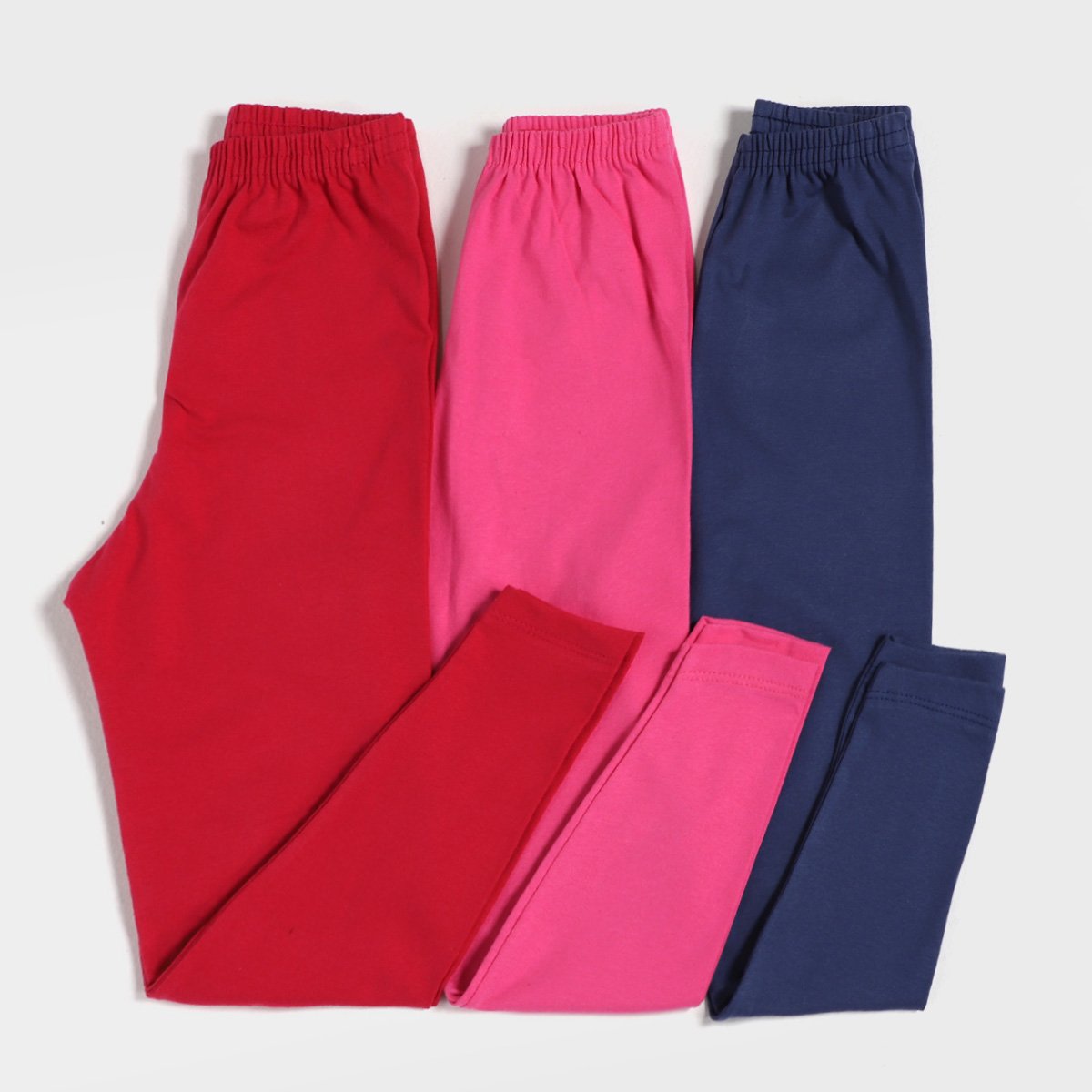 Kit Calça Legging Infantil Mia Kids Menina 3 Peças - Marinho+Rosa Menor preço em Kit Calça Legging Infantil Mia Kids Menina 3 Peças - Marinho+Rosa