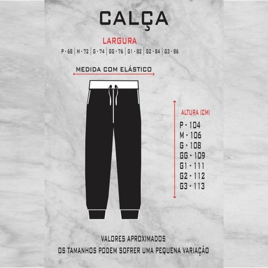 Kit Calças Tactel Ox Silver Básica 3 Peças Masculina