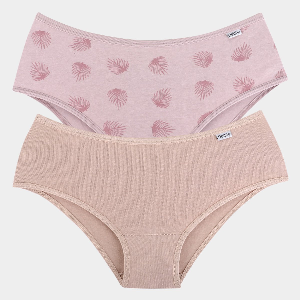 Kit Calcinha Alta DelRio Cotton 2 Peças - Areia é boa?