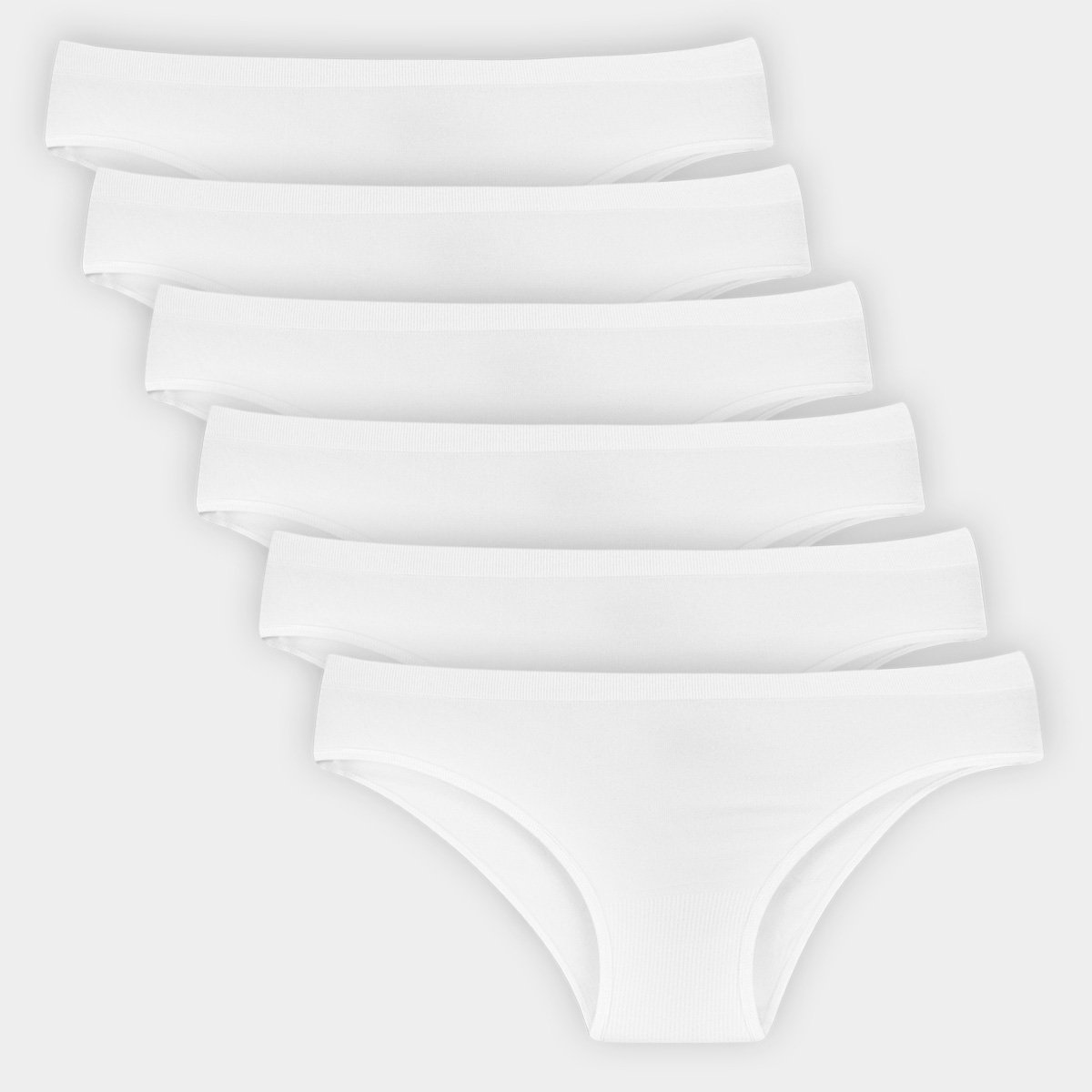 Kit Calcinha Biquíni Trifil C/ 6 Peças - Branco Menor preço em Kit Calcinha Biquíni Trifil C/ 6 Peças - Branco