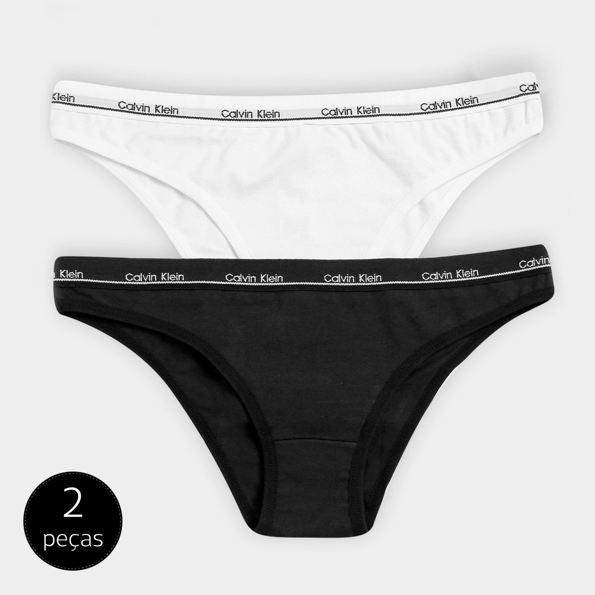 Kit Calcinha Calvin Klein Tanga 2 Peças - Preto+Branco é ruim? Kit Calcinha Calvin Klein Tanga 2 Peças - Preto+Branco é boa?