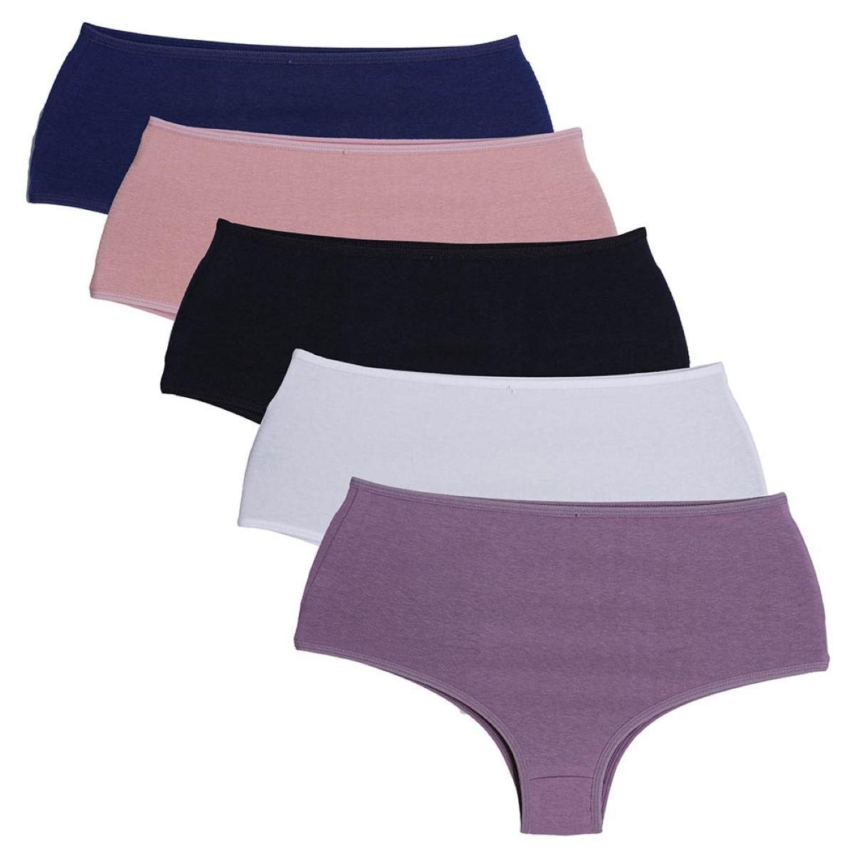 Kit Calcinha Compras de Lingerie Elegância Algodão 5 Peças Feminino - Preto+Branco é ruim? Kit Calcinha Compras de Lingerie Elegância Algodão 5 Peças Feminino - Preto+Branco é boa?