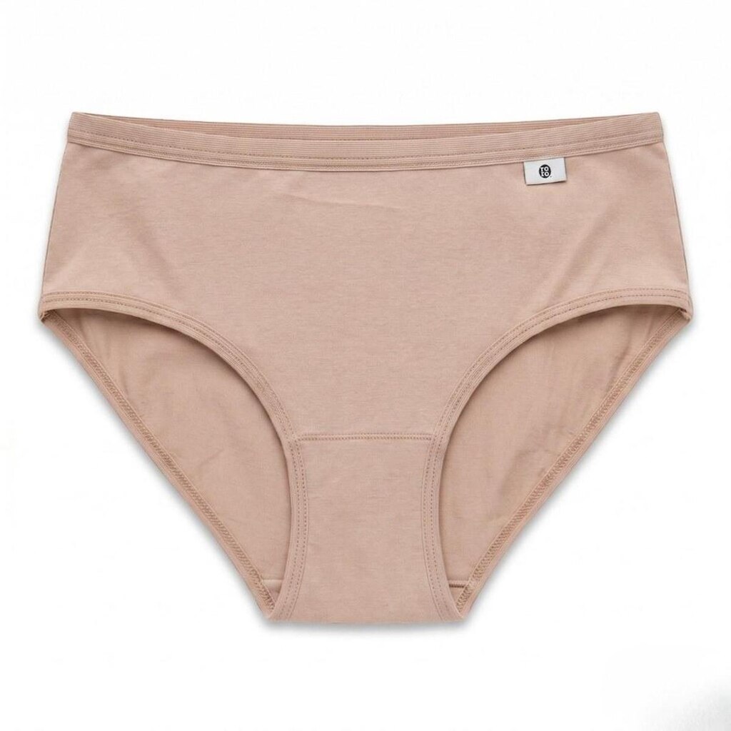 Kit Calcinha Del Rio Feminina 2 Peças Cotton Algodão Cós Largo