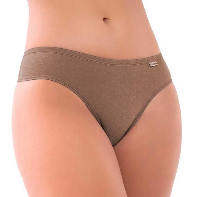 Kit Calcinha Del Rio Feminina 3 Peças Cotton Biquini