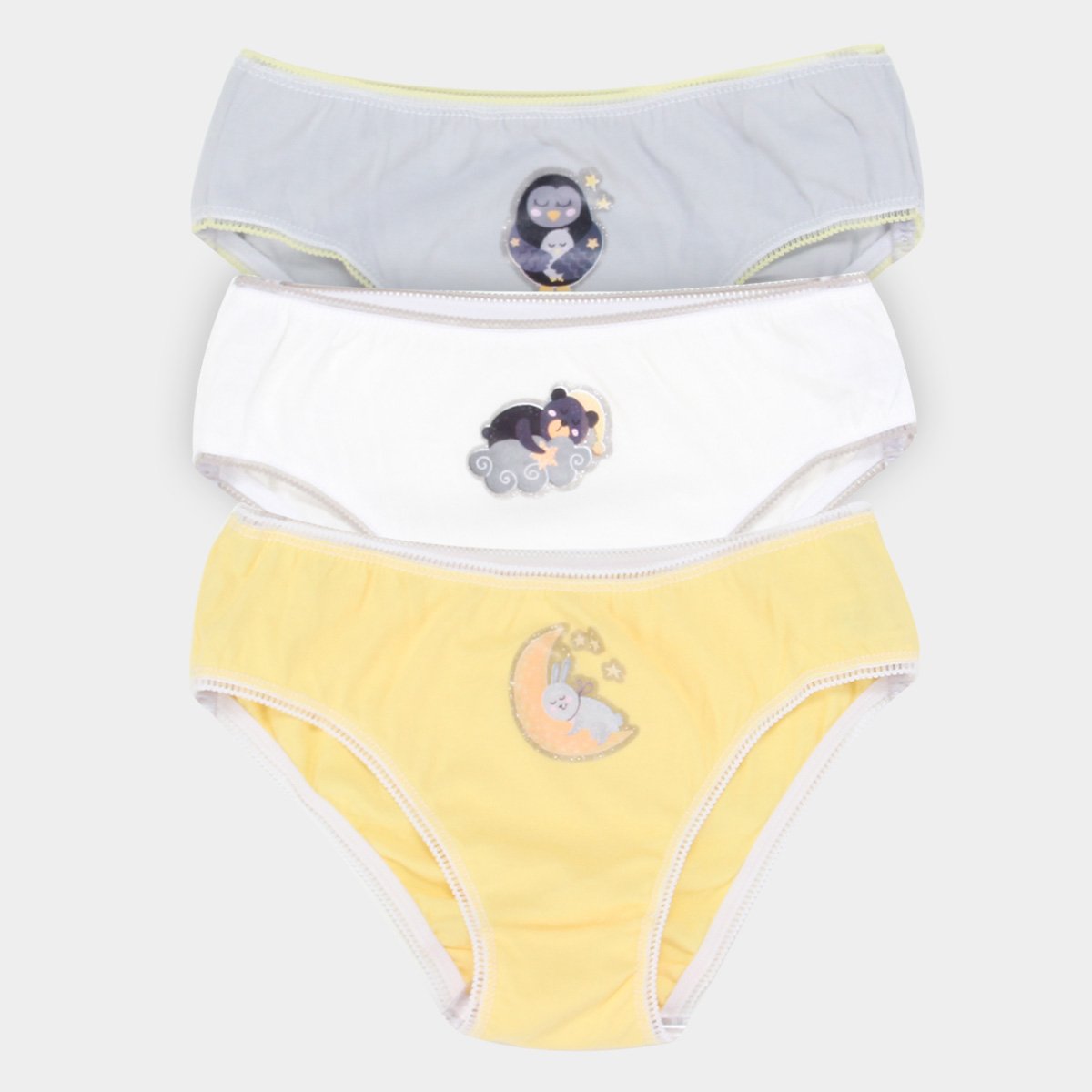 Kit Calcinha Infantil Evanilda Dreams Com 3 Peças - Branco é ruim? Kit Calcinha Infantil Evanilda Dreams Com 3 Peças - Branco é boa?