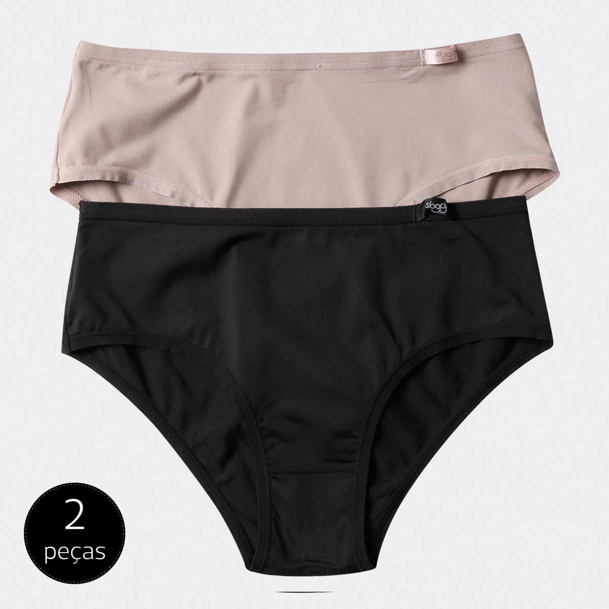 Kit Calcinha Sloggi Média Classic 2 Peças Menor preço em Kit Calcinha Sloggi Média Classic 2 Peças