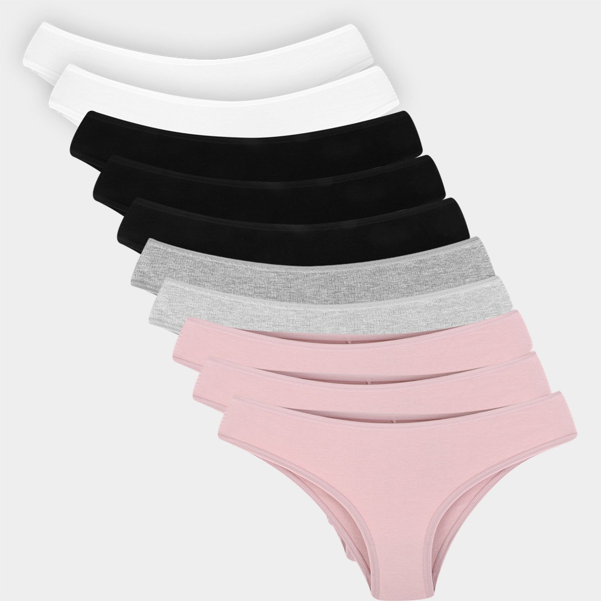 Kit Calcinha Tanga Delcotton Algodão 10 Peças - Preto+Bege é ruim? Kit Calcinha Tanga Delcotton Algodão 10 Peças - Preto+Bege é boa?