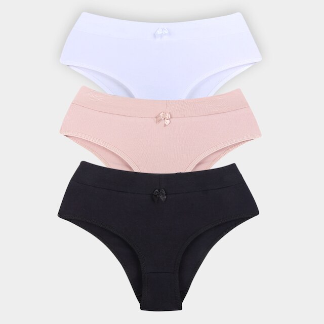 Kit Calcinha Tanga Hering Laço 3 Peças