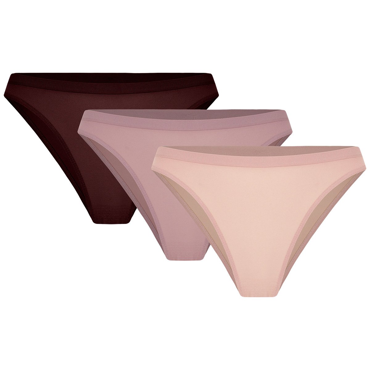 Kit Calcinha Tanga Trifil C/ 3 Peças - Marrom Menor preço em Kit Calcinha Tanga Trifil C/ 3 Peças - Marrom