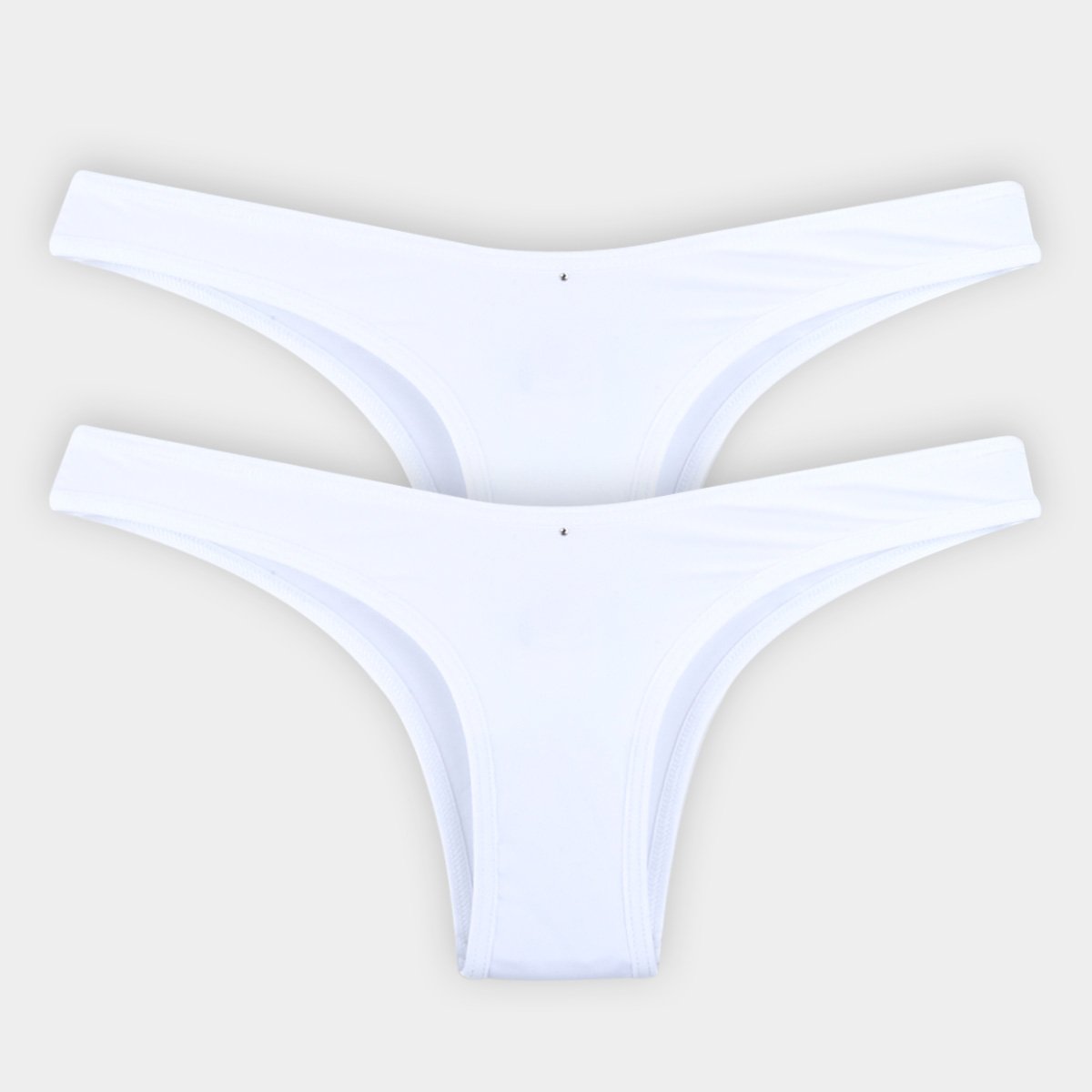 Kit Calcinhas Asa Delta Elegance Microfibra 2 Peças - Branco Menor preço em Kit Calcinhas Asa Delta Elegance Microfibra 2 Peças - Branco