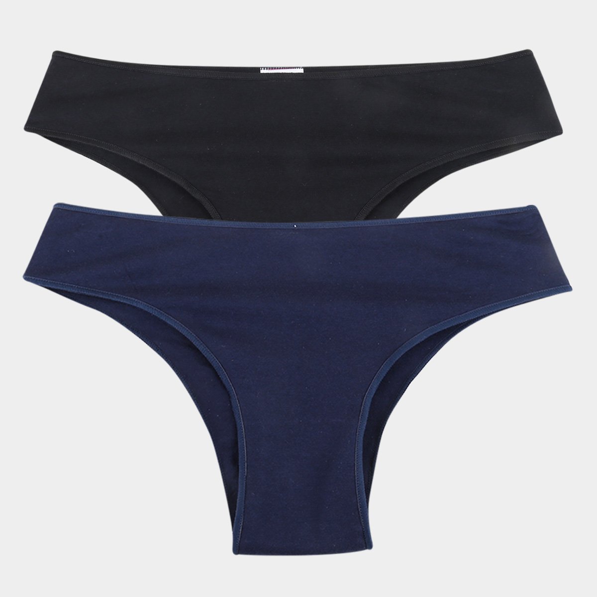 Kit Calcinhas Tanga Elegance Algodão Orgânico 2 Peças - Preto+Azul é ruim? Kit Calcinhas Tanga Elegance Algodão Orgânico 2 Peças - Preto+Azul é boa?