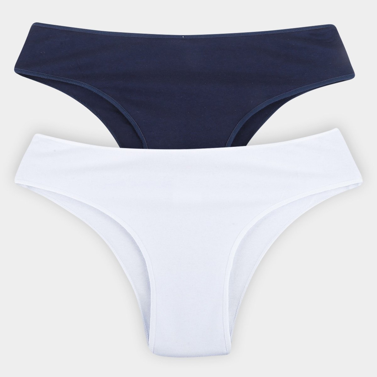 Kit Calcinhas Tanga Elegance Algodão Orgânico 2 Peças - Branco+Azul é ruim? Kit Calcinhas Tanga Elegance Algodão Orgânico 2 Peças - Branco+Azul é boa?
