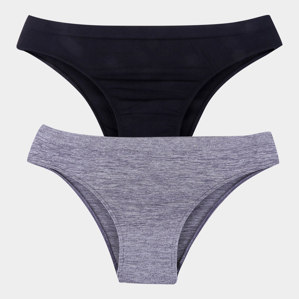 Kit Calcinhas Tanga Trifil Com 3 Peças - Preto+Chumbo Menor preço em Kit Calcinhas Tanga Trifil Com 3 Peças - Preto+Chumbo