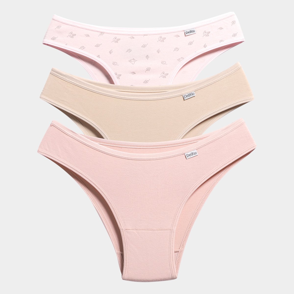 Kit CalcinhaTanga DelRio 3 Peças - Bege+Rosa é ruim? Kit CalcinhaTanga DelRio 3 Peças - Bege+Rosa é boa?