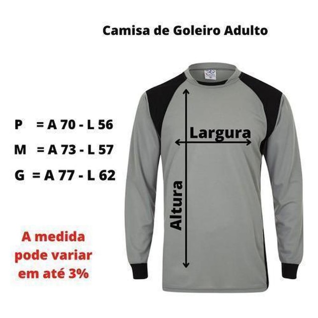 Kit Camisa + Calça Para Goleiro Trb
