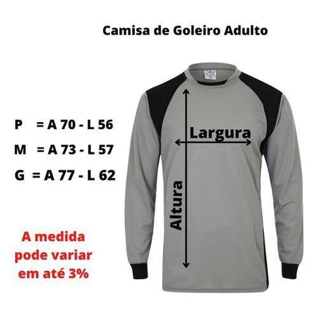 Kit Camisa + Calça Para Goleiro Trb