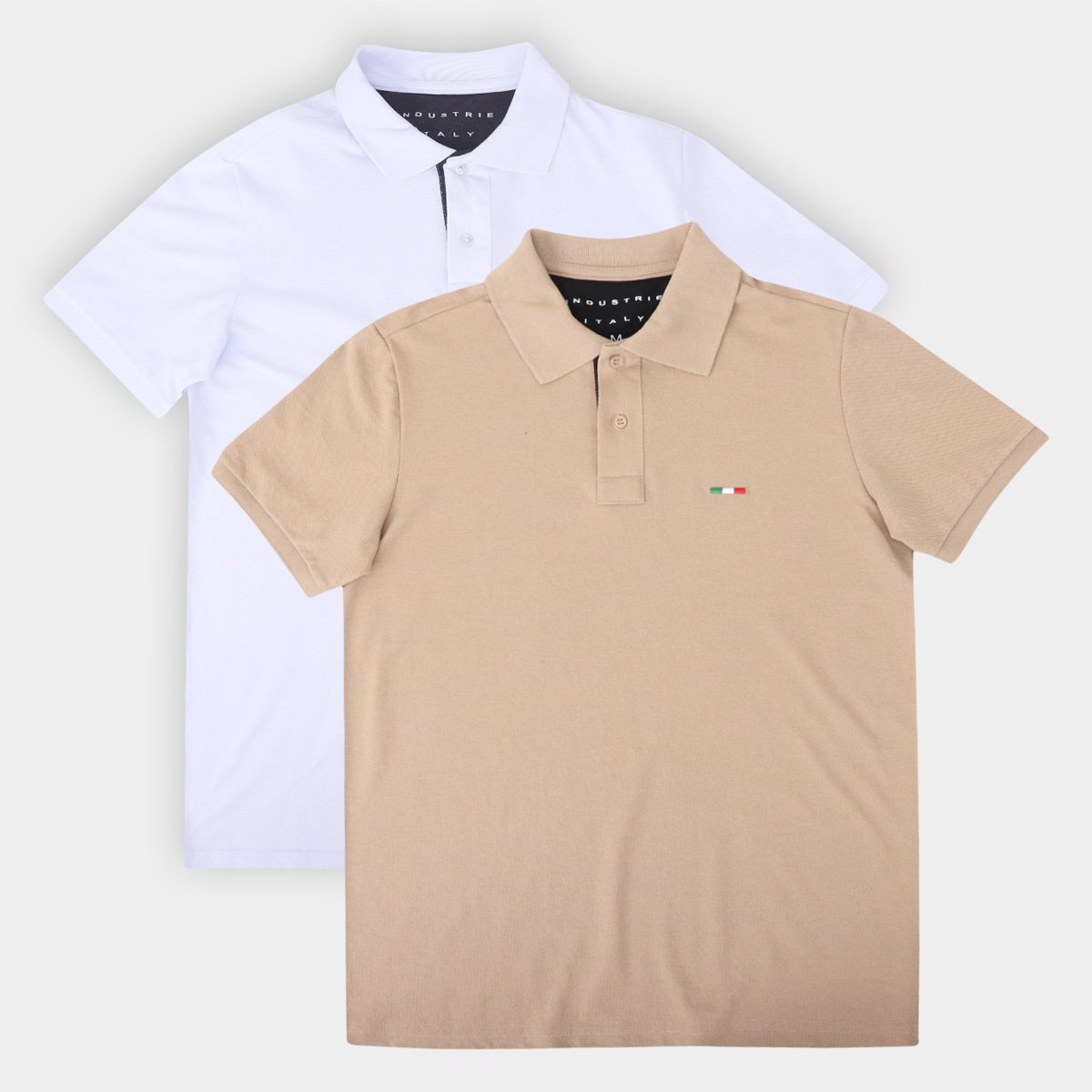 Kit Camisa Polo Industrie Básica Masculina 2 Peças Menor preço em Kit Camisa Polo Industrie Básica Masculina 2 Peças