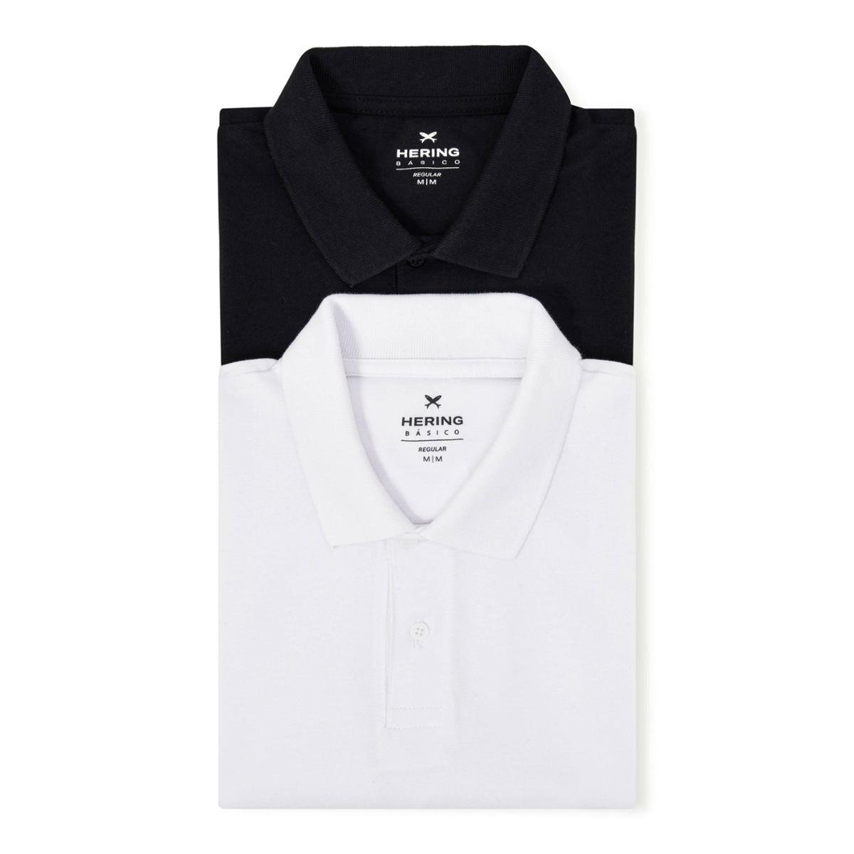 Kit Camisas Polo Hering Básicas Masculinas 2 Peças Menor preço em Kit Camisas Polo Hering Básicas Masculinas 2 Peças