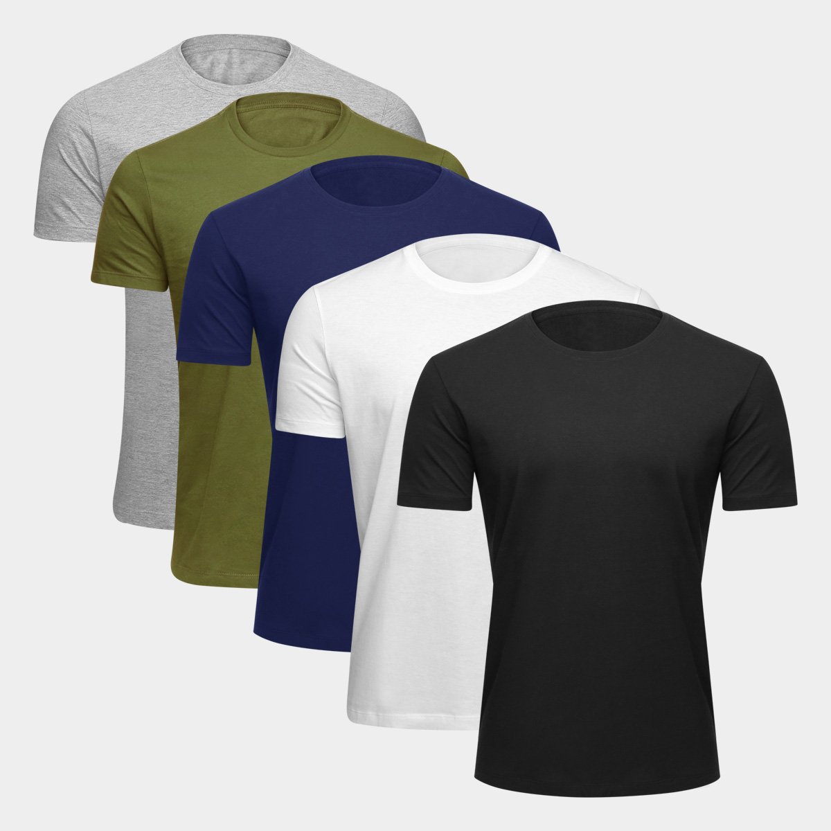 Kit Camiseta Básica c/ 5 peças Volare Masculino - Colorido é ruim? Kit Camiseta Básica c/ 5 peças Volare Masculino - Colorido é boa?
