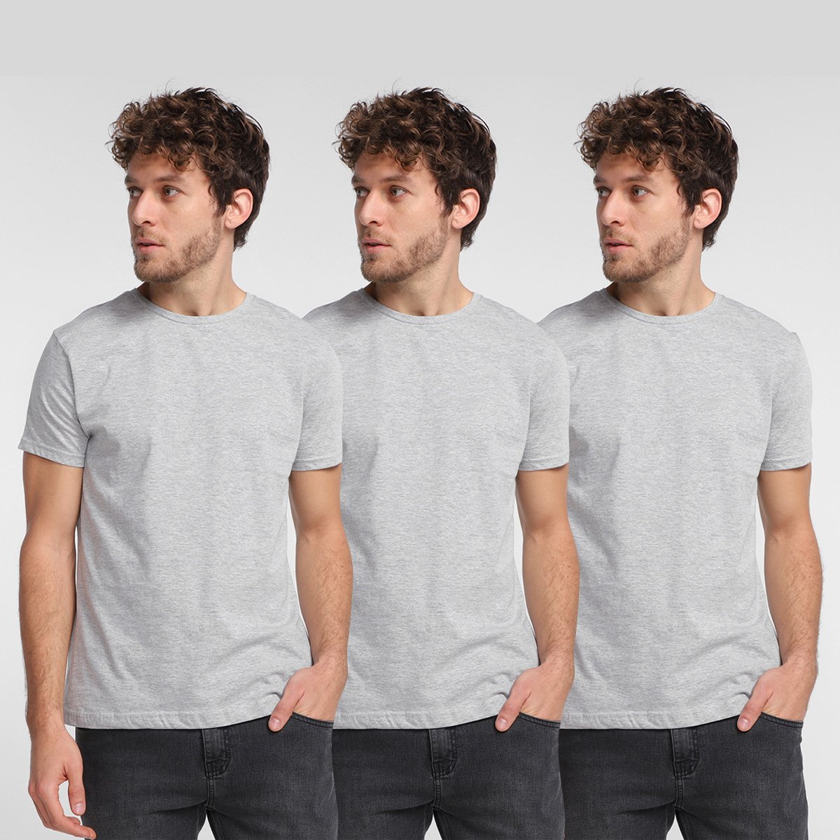 Kit Camiseta Burn Básica C/ 3 Peças Masculina - Mescla é ruim? Kit Camiseta Burn Básica C/ 3 Peças Masculina - Mescla é boa?