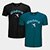 Kit Camiseta Diadora Com 2 Peças Masculina - Preto+verde