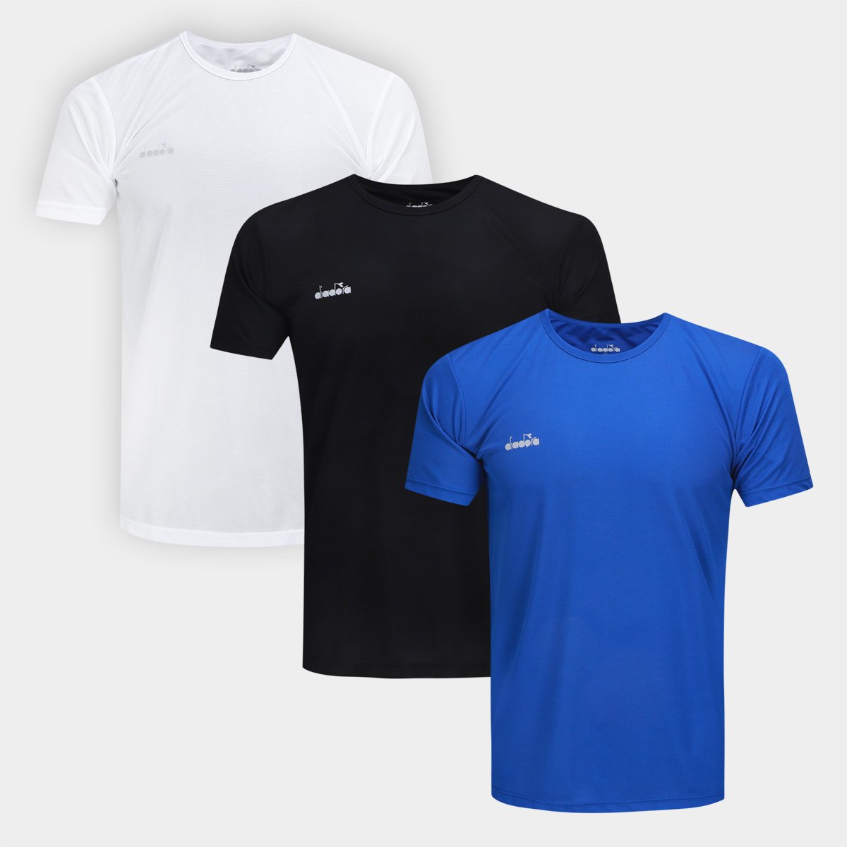 Kit Camiseta Diadora Com 3 Peças Masculina Menor preço em Kit Camiseta Diadora Com 3 Peças Masculina