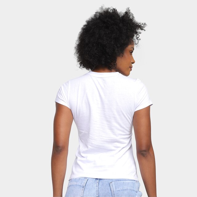 Kit Camiseta Hering Básica 3 Peças Feminina