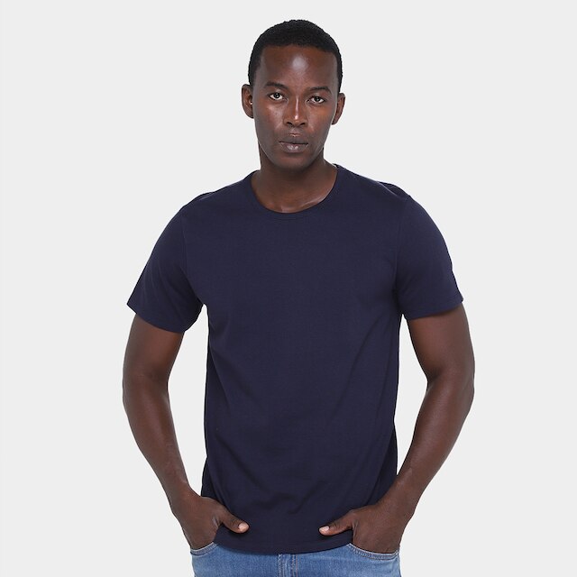 Kit Camiseta Hering Slim Masculina 3 Peças