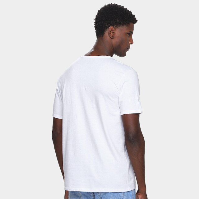 Kit Camiseta Hering Slim Masculina 5 Peças