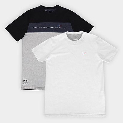 Kit Camiseta Industrie Saint Germain Masculina 2 Peças - Masculino