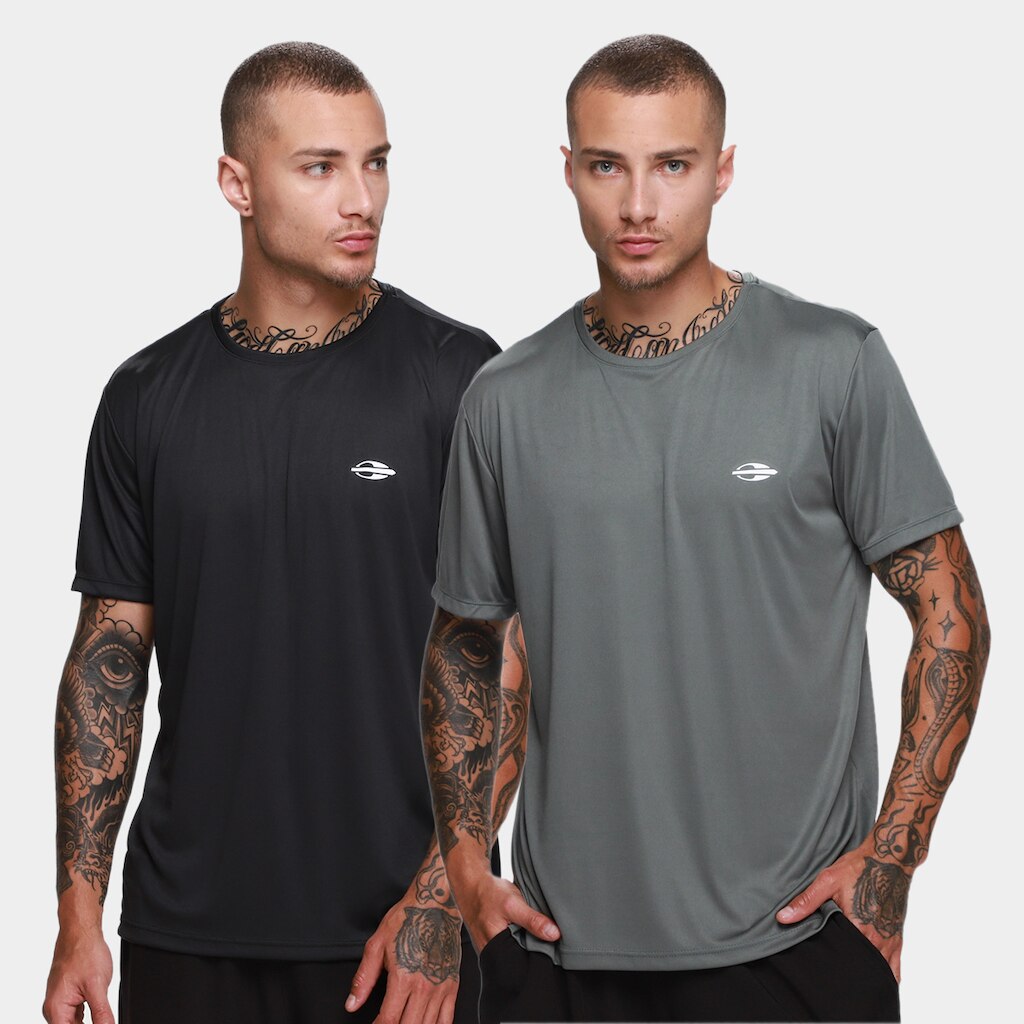 Kit Camisetas Mormaii Dry C/2 Peças Masculina