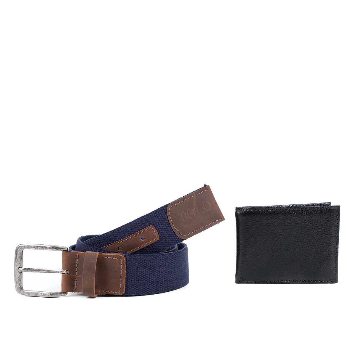 Kit Carteira + Cinto Couro Polo London Club Corona Masculino - Azul+Preto é ruim? Kit Carteira + Cinto Couro Polo London Club Corona Masculino - Azul+Preto é boa?