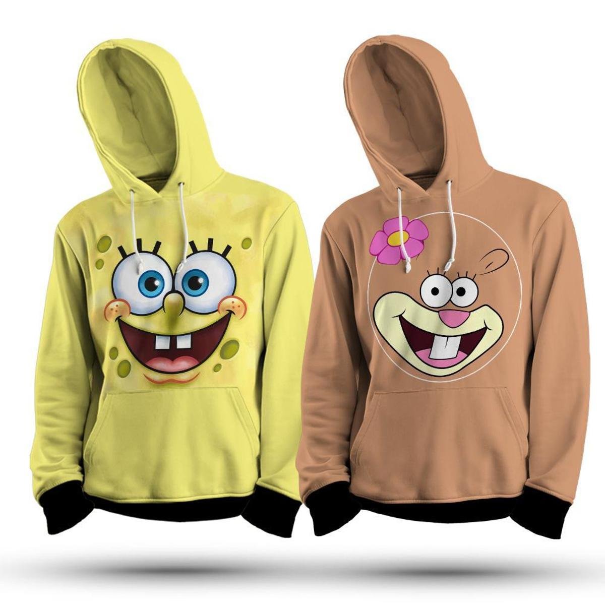 Casaco Casal De Moletom Kit Casal Moletom Bob Casaco 3D Blusa De