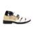 Kit Cinto Sapato Social Menino Infantil Schiareli 443 Para Crianças Com Bico Quadrado - Branco+dourado