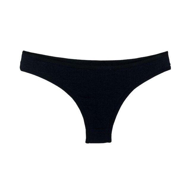 Kit com 10 Calcinhas Tanga Try Basics Confortável Cotton Algodão Premium