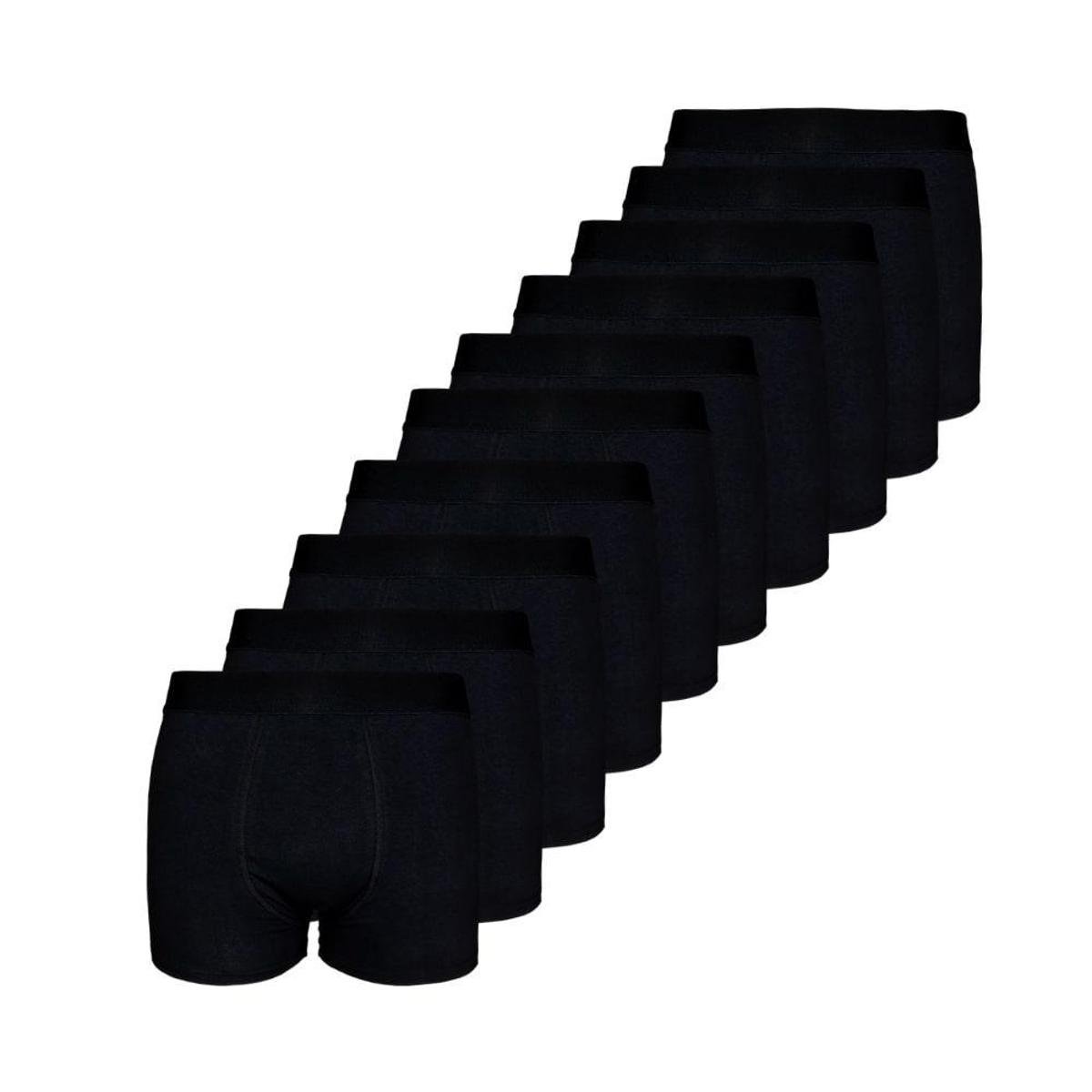 Kit com 10 Cuecas Boxer Box Try Basics Algodão Cotton Lisa Básica Casual Moda Masculina Menor preço em Kit com 10 Cuecas Boxer Box Try Basics Algodão Cotton Lisa Básica Casual Moda Masculina